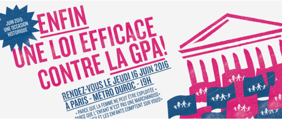 Manifestation pour “l’interdiction stricte” de la GPA