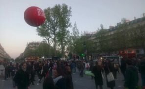 Concert de soutien à Benoît Hamon, place de la République