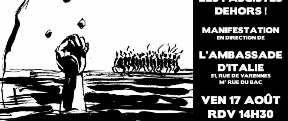Collectif des sans-papiers 75: “Les fascistes dehors!”